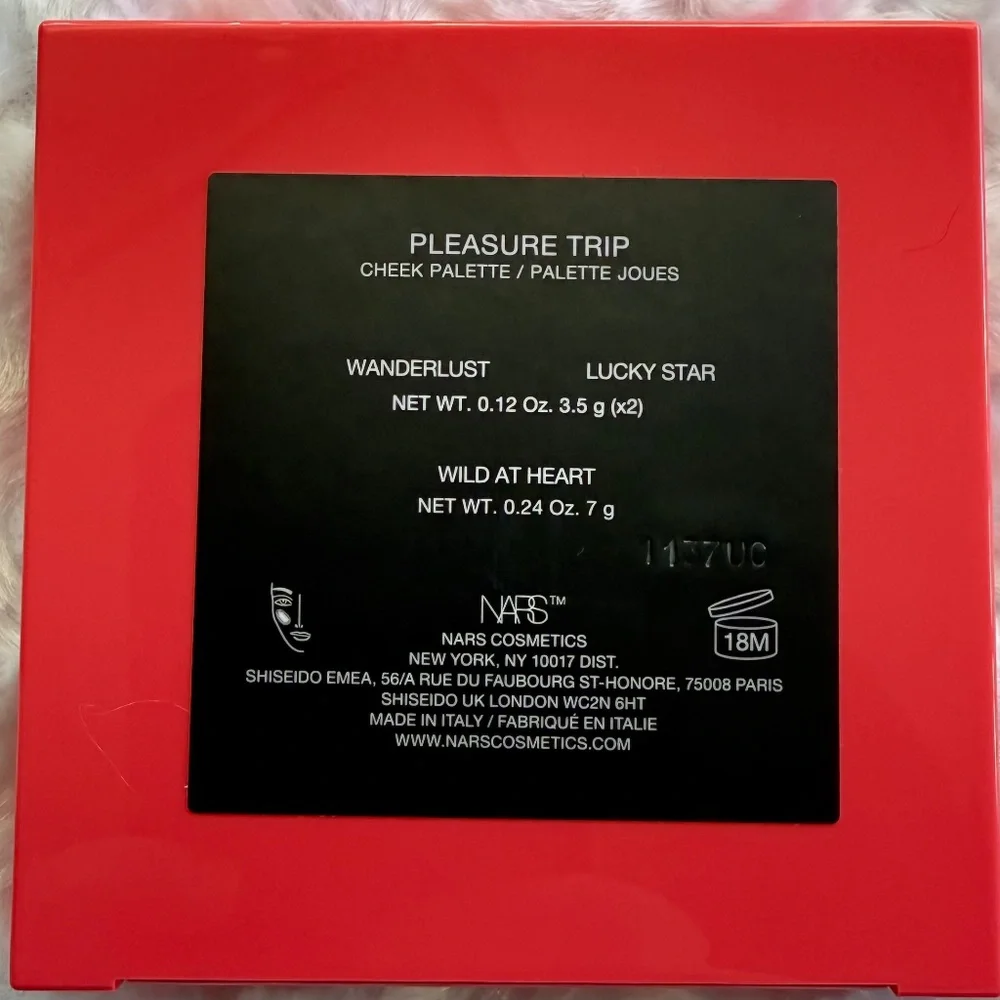 NWT NARS Pleasure Trip Limited Edition Cheek Palette